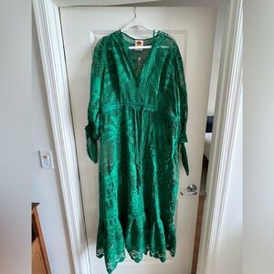 Farm Rio Miranda Guipure Dress L NWT!